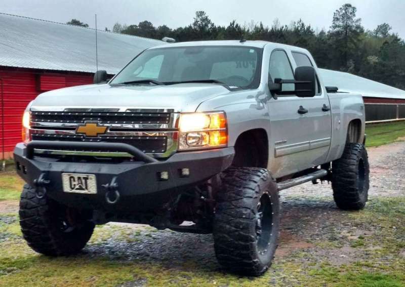 Chevrolet 2500 Front Bumper - Road Armor - Stealth Winch Bumper w/Pre-Runner Guard - Tex Blk - `11-`14